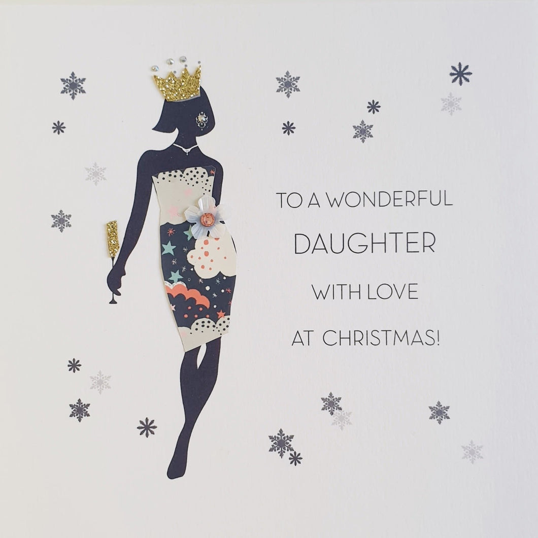 Five Dollar Shake Wonderful Daughter Christmas Card