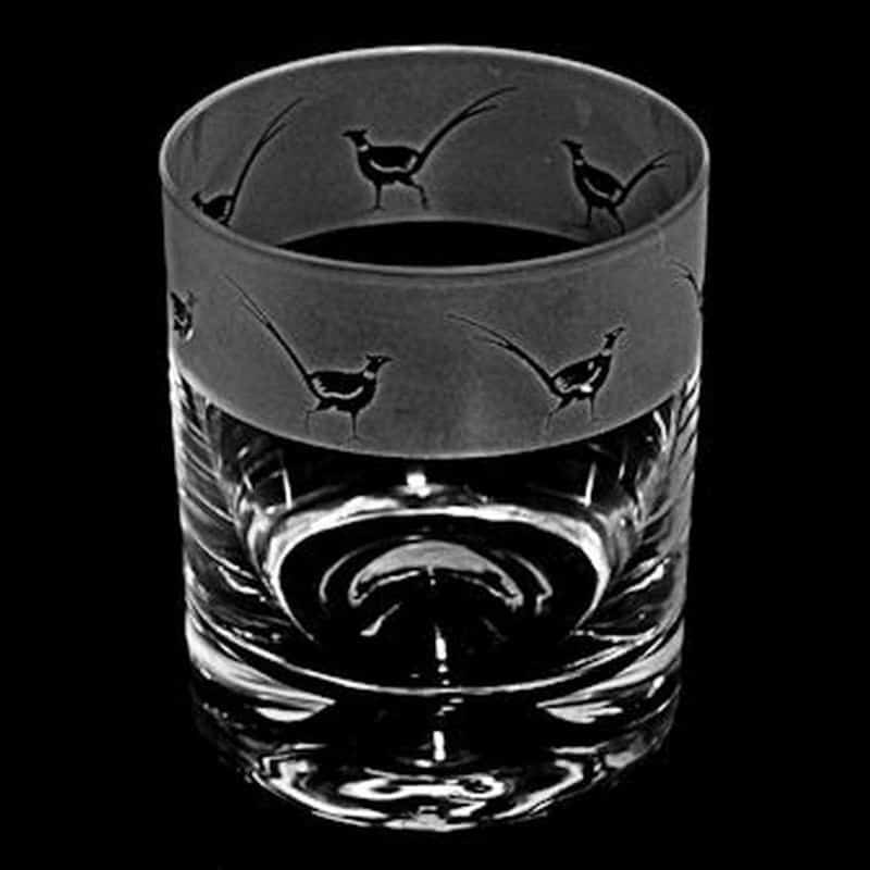 Pheasant Whisky Glass Tumbler